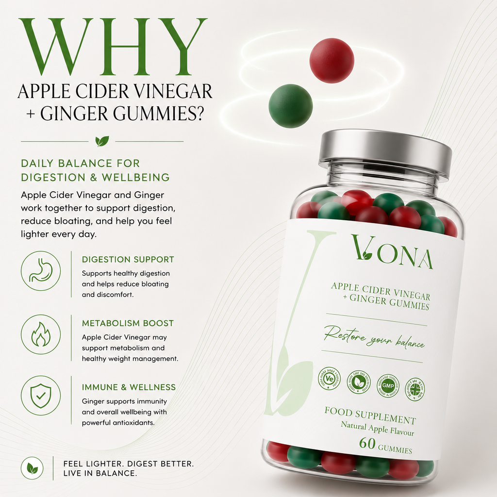 Apple Cider Vinegar and Ginger Gummies