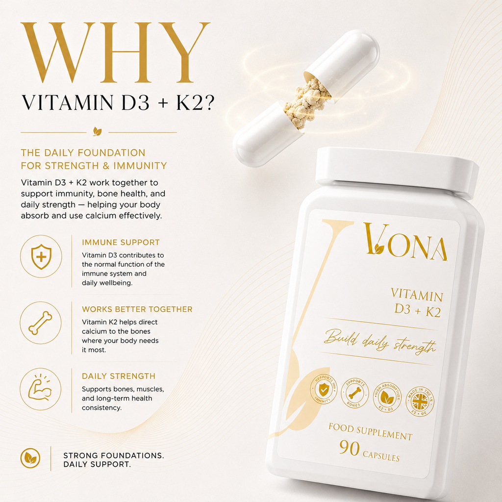Vitamin D3 + K2